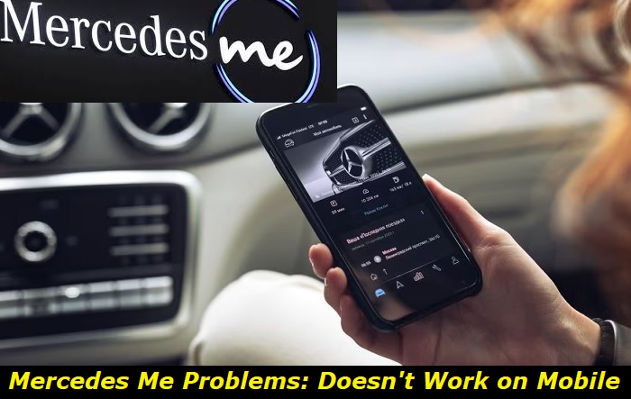 mercedes me doesn't work